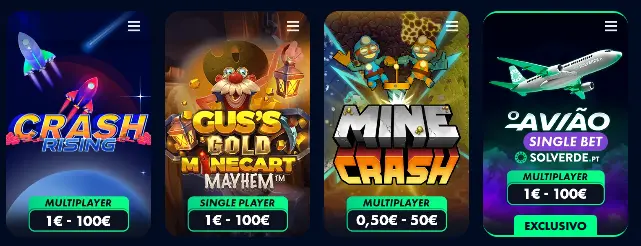 Tipos de máquinas caça-níqueis CASINO SOLVERDE